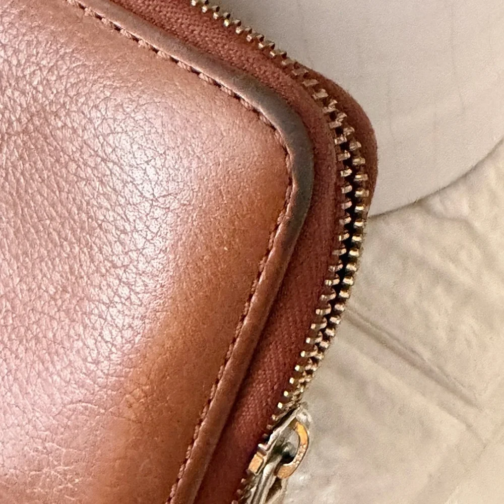 Michael Kors Tan Leather Clutch